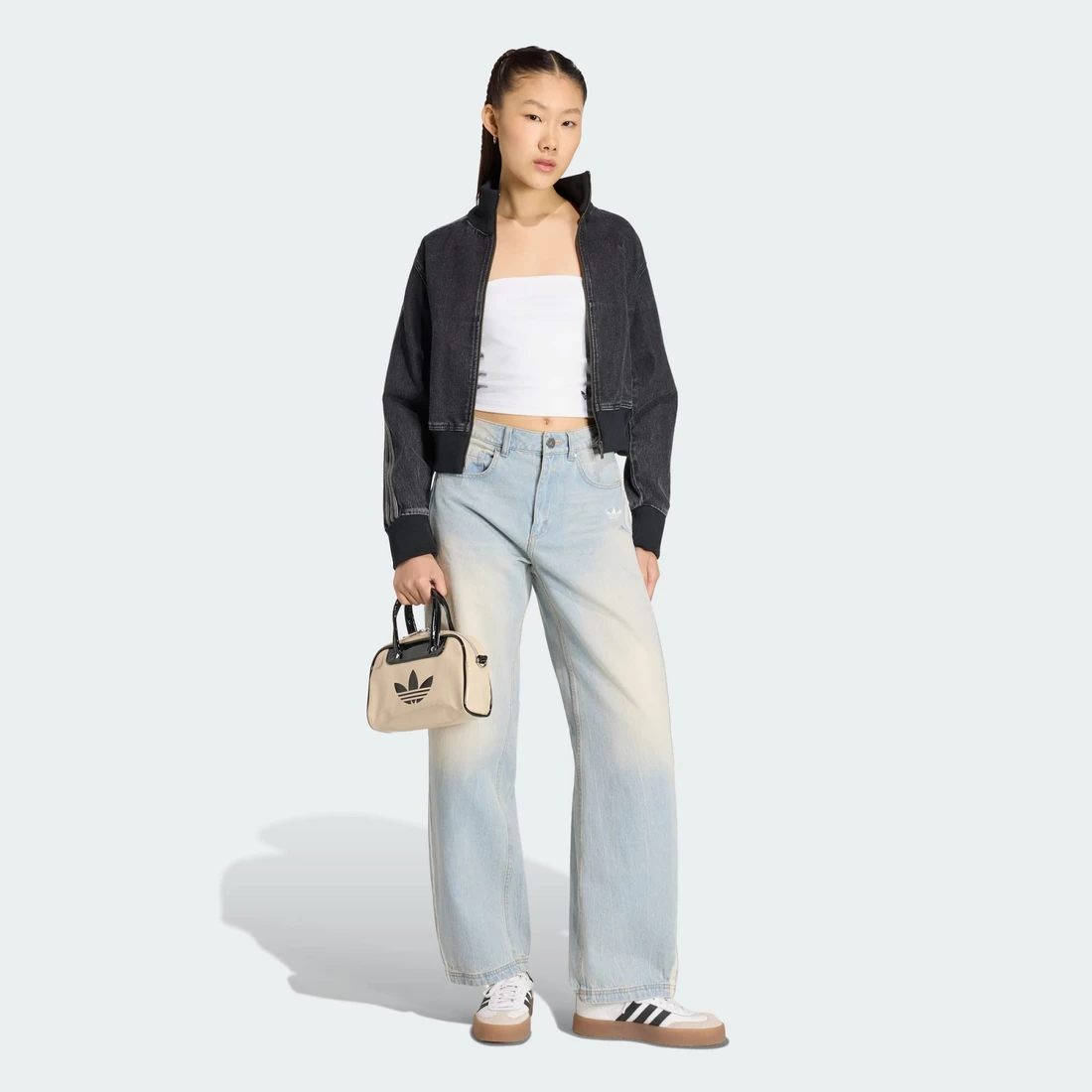 아디다스 배기 대드 진 KW2093