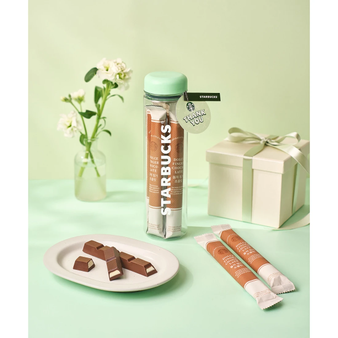 스타벅스 돌체 핑거 초콜릿 보틀 세트 1004606
