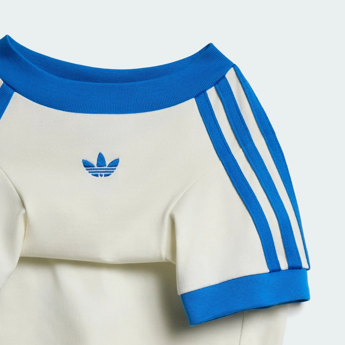 아디다스 펫 캘리 티셔츠 오프 화이트 블루 버드 KY8732