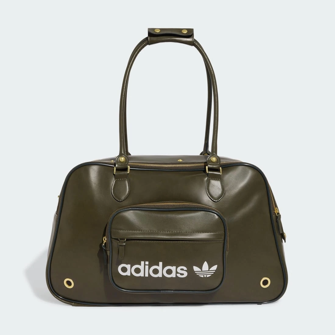 아디다스 펫 레더 캐리어 백 쉐도우 올리브 KY8727