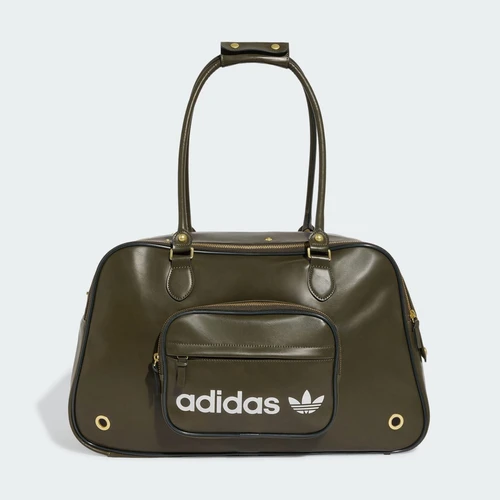 아디다스 펫 레더 캐리어 백 쉐도우 올리브