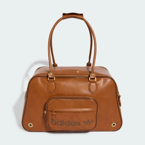 아디다스 펫 레더 캐리어 백 브라운