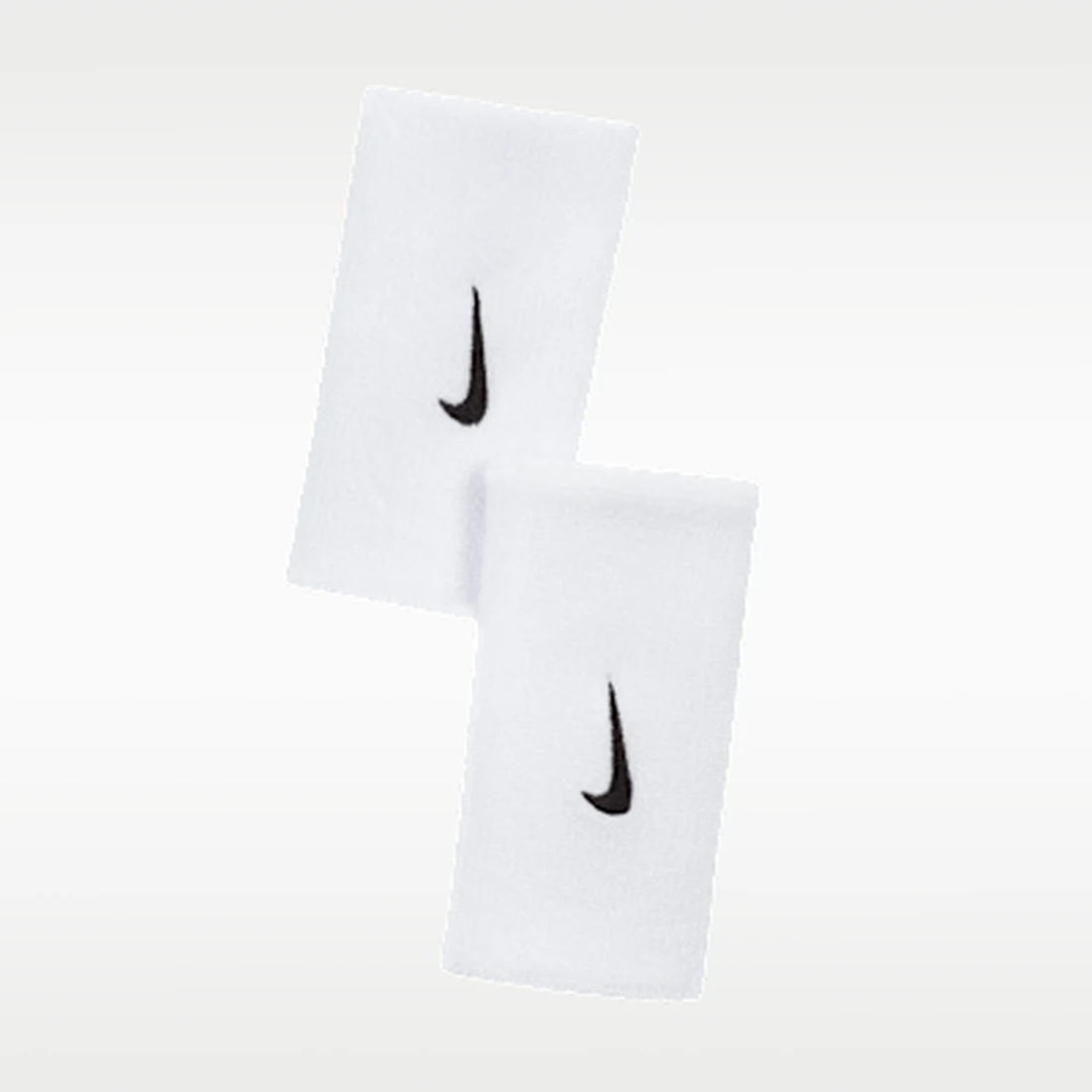 나이키 스우시 클래식 더블 와이드 손목밴드 화이트 II5119-101