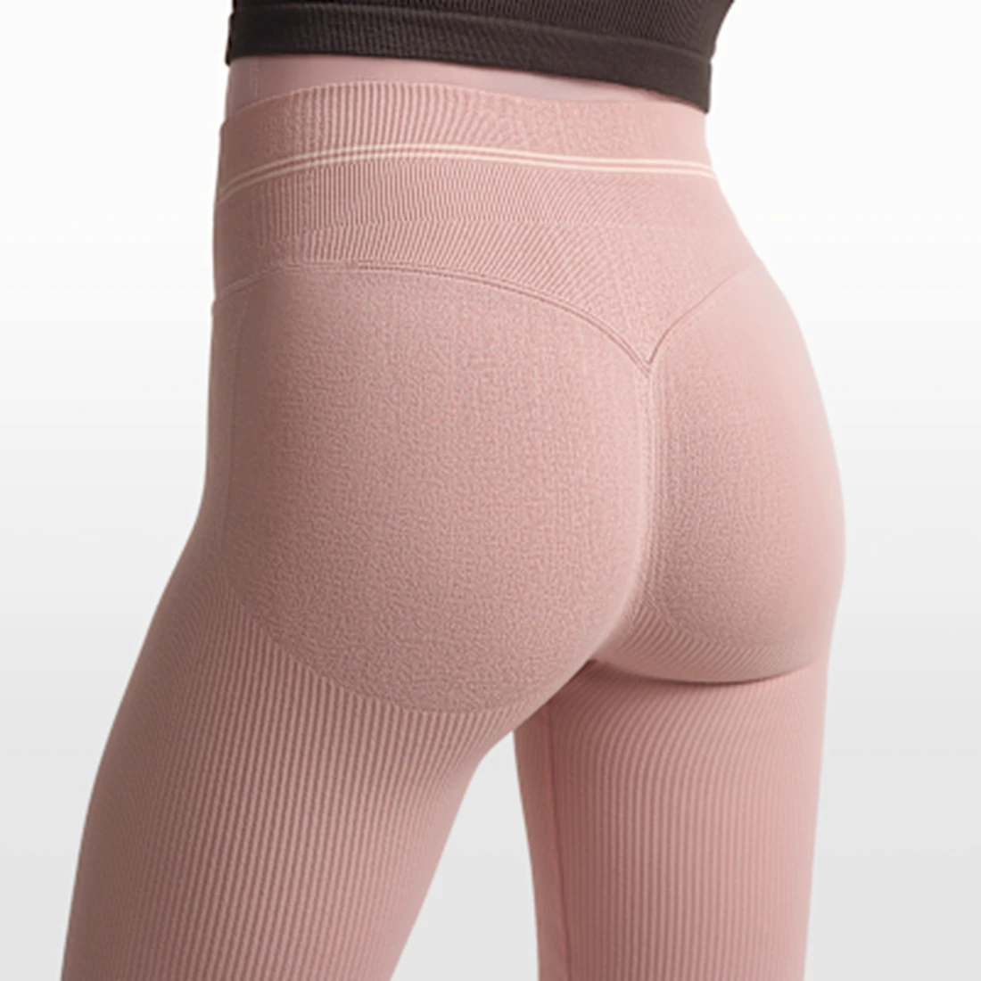 나이키스킴스 골지 심리스 하이웨이스트 26인치 레깅스 NSKM 히말라얀 NSKM 에크루 우먼스 IU8299-662