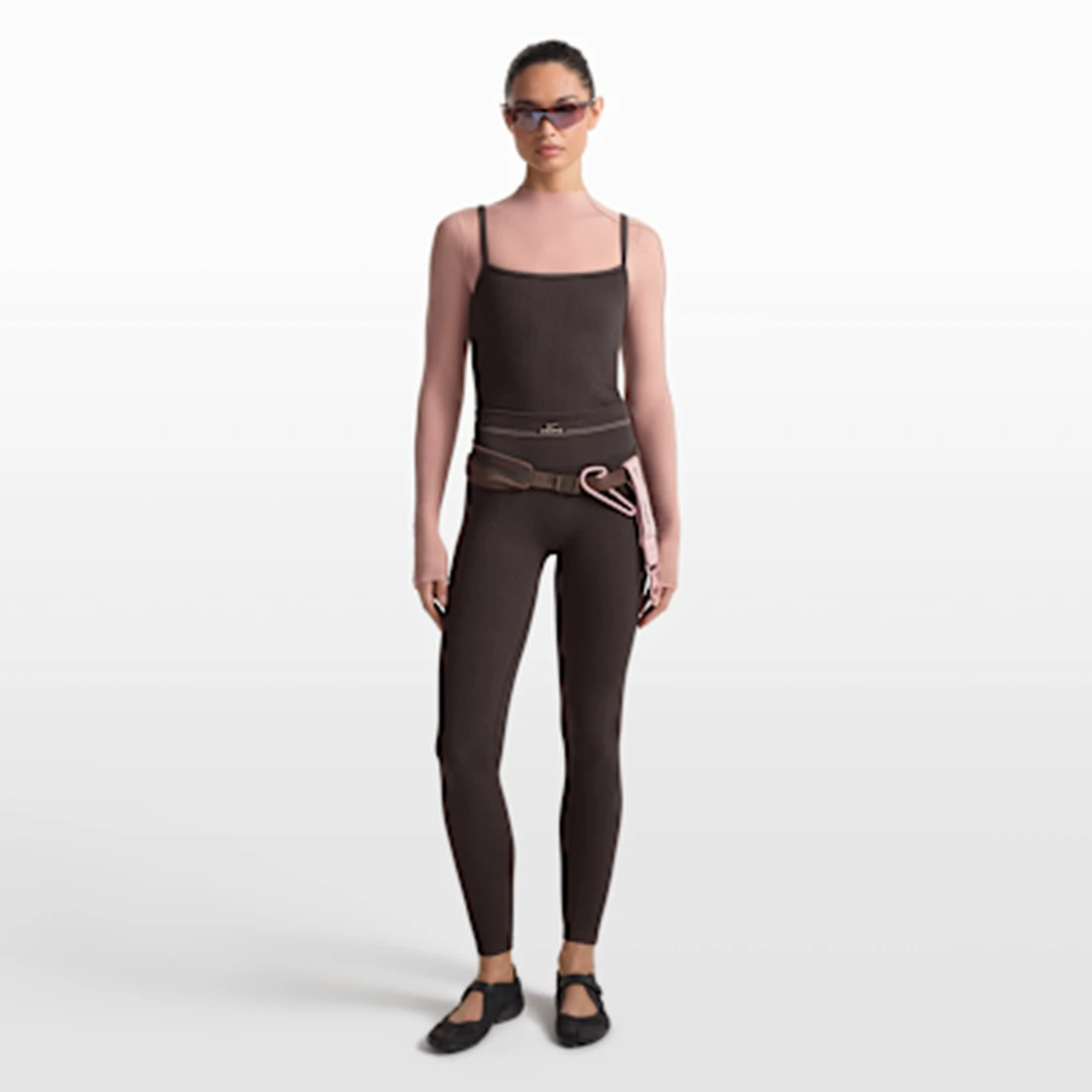 나이키스킴스 골지 심리스 하이웨이스트 26인치 레깅스 NSKM 피닉스 NSKM 트러플 우먼스 IU8299-249