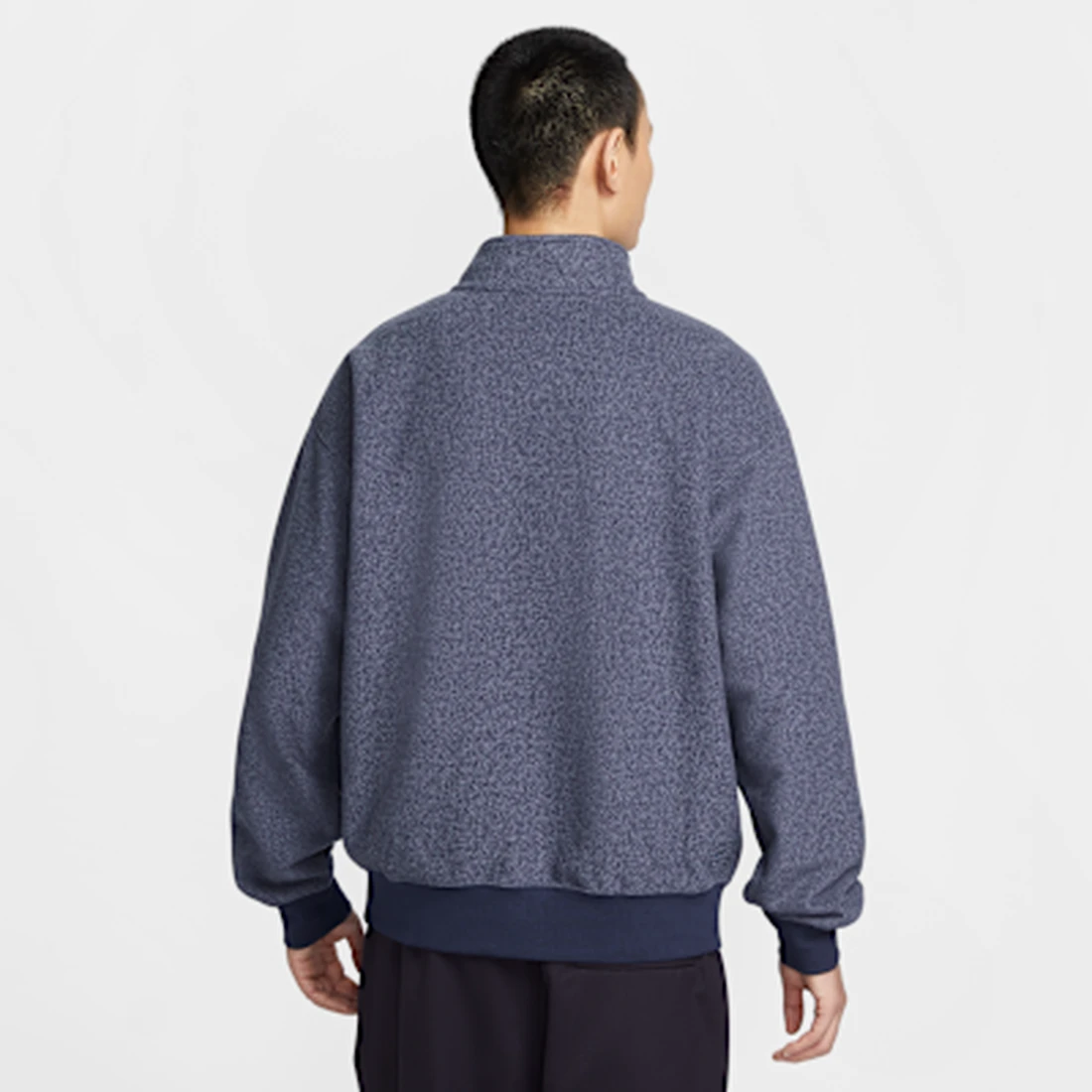 나이키 솔로 스우시 플리스 쿼터집 탑 미드나이트 네이비 (IQ3975-410) IQ3975-410