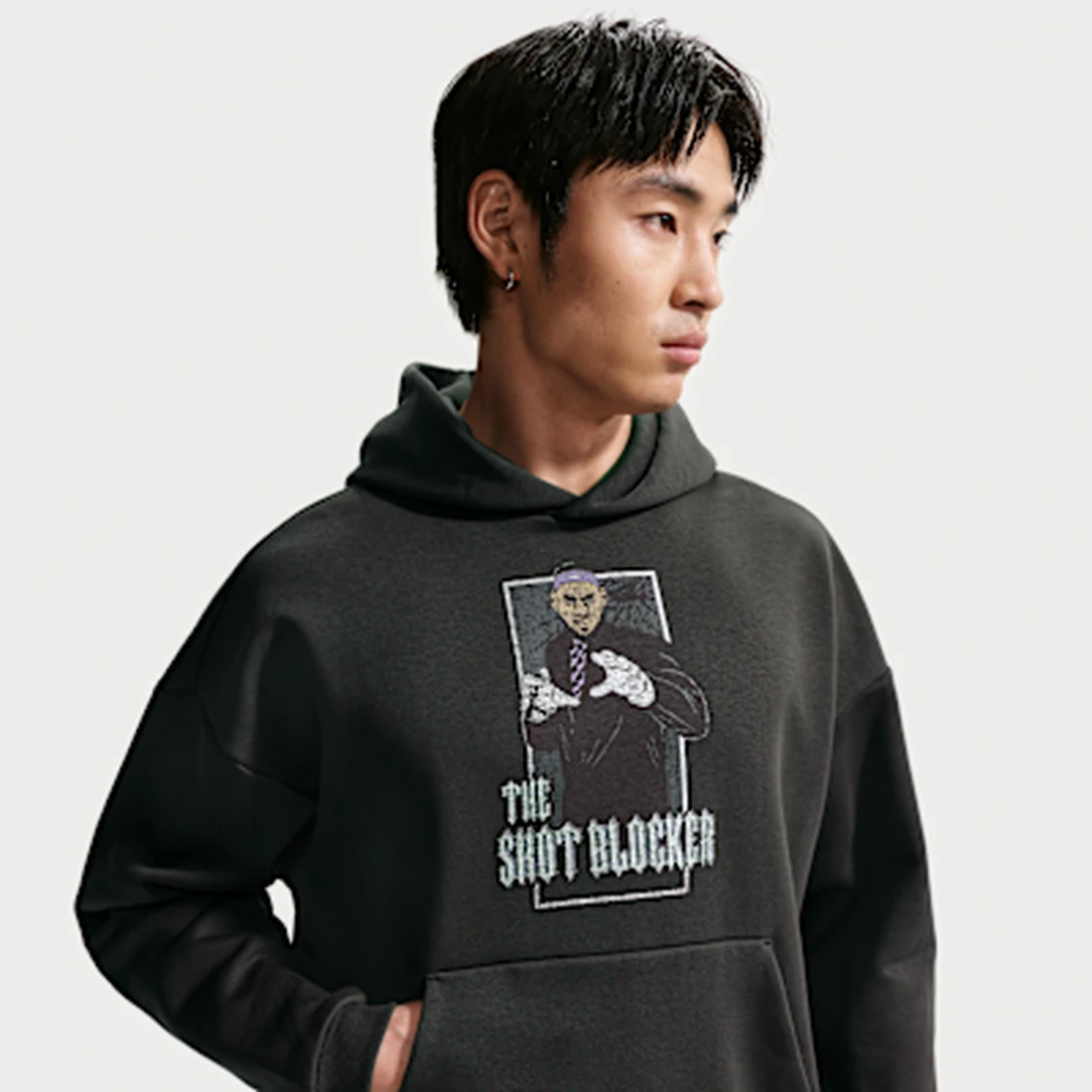 나이키 르브론 '허트 필링스' 남성 써마 핏 브러시드 농구 풀오버 후디 IH8855-045