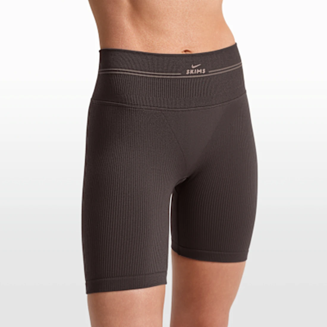 나이키스킴스 리브드 심리스 여성 5인치 쇼츠 IU8296-249