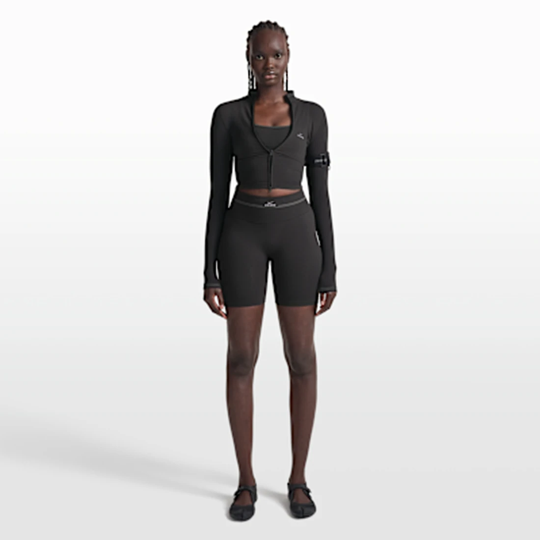 나이키스킴스 리브드 심리스 여성 5인치 쇼츠 IU8296-054