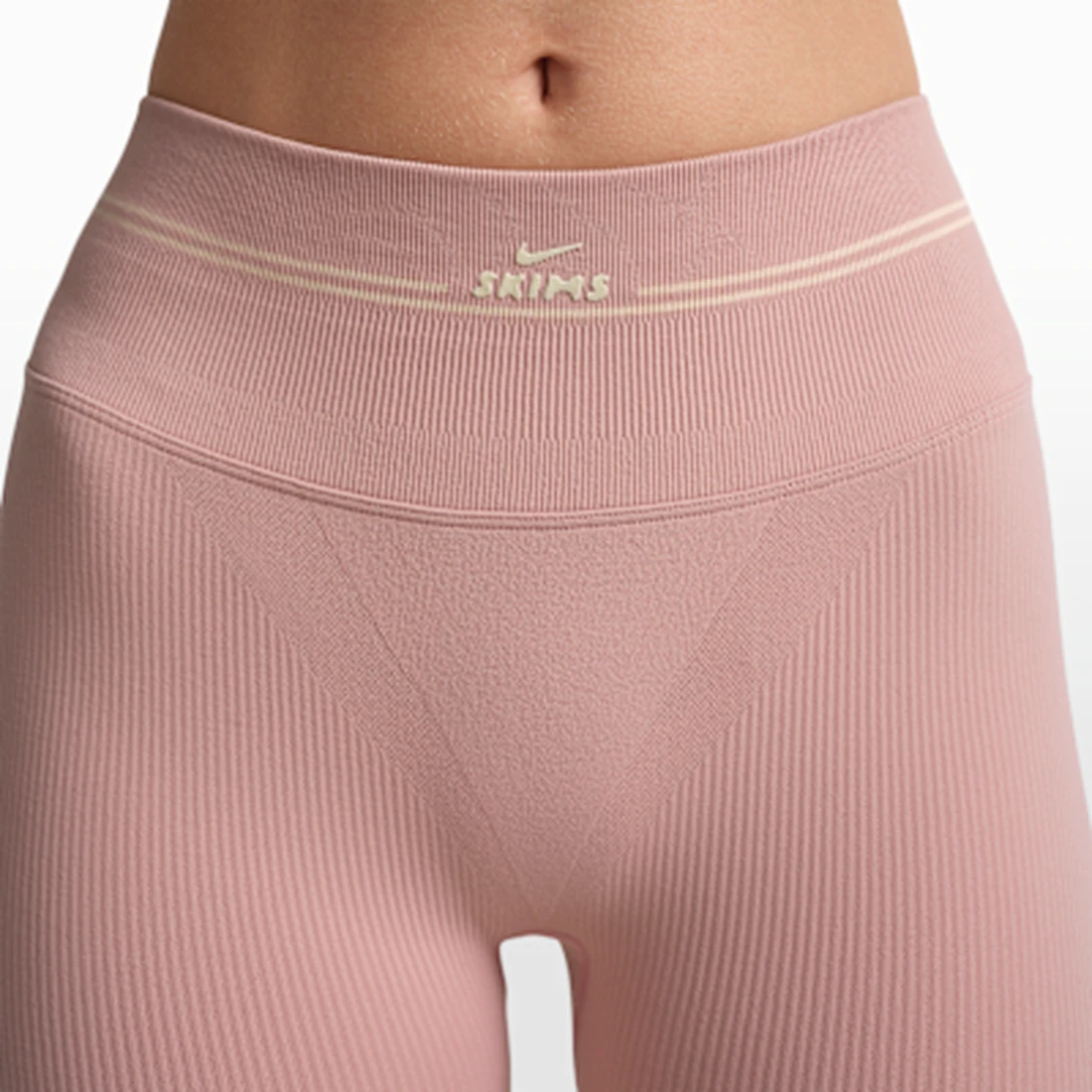 나이키스킴스 골지 심리스 34인치 스트레이트 레깅스 NSKM 히말라얀 NSKM 에크루 우먼스 IU8303-662