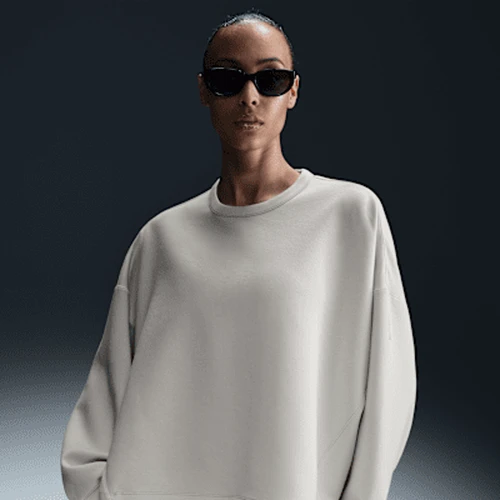 나이키 24.7 임파서블리소프트 여성 드라이 핏 오버사이즈 크루넥 탑