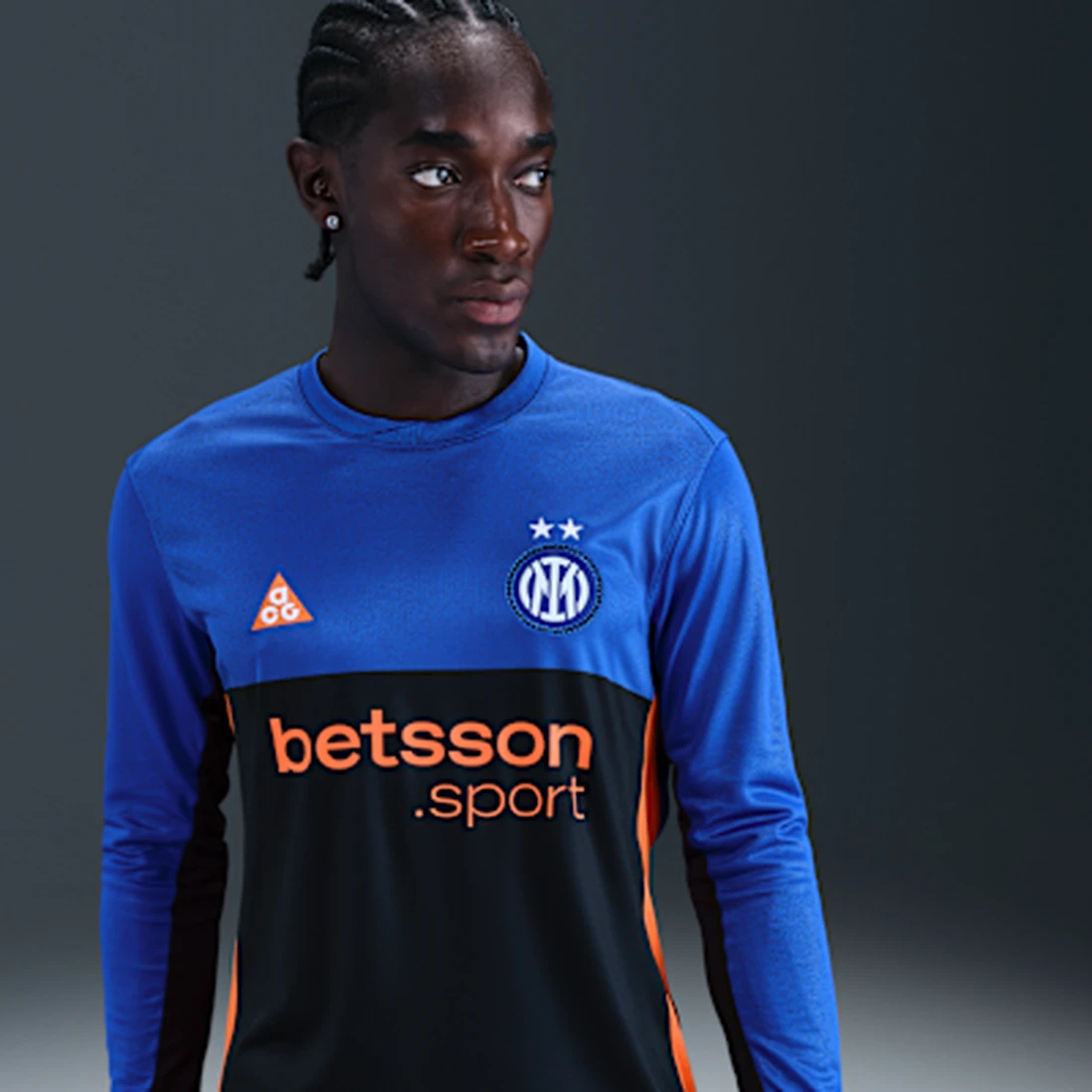 나이키 인터 밀란 2026 스타디움 SE 남성 나이키 ACG 드라이 핏 축구 긴팔 레플리카 저지 IB3144-413