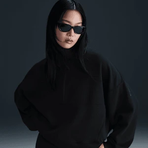 나이키 24.7 임파서블리소프트 여성 드라이 핏 오버사이즈 하프집 탑