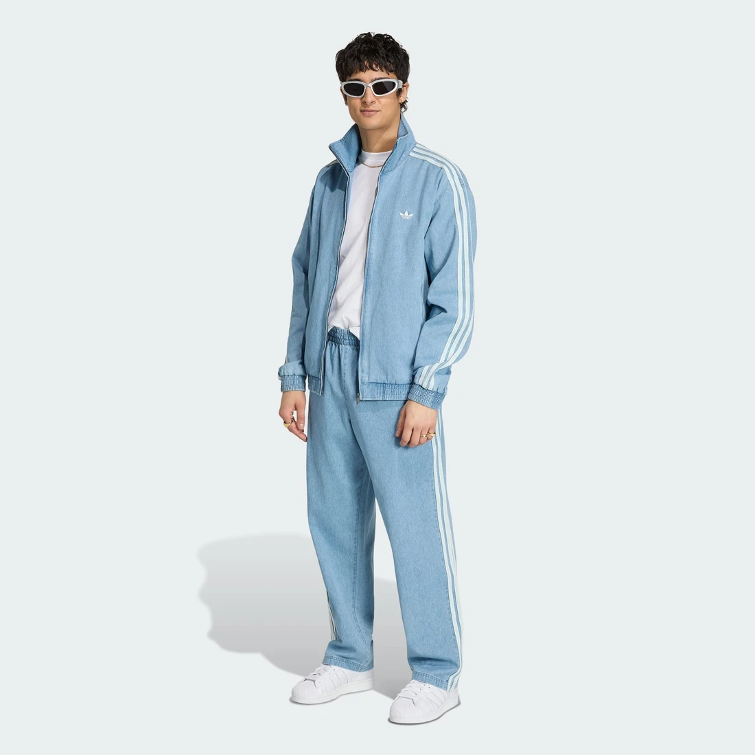 아디다스 DENIM FIREBIRD 트랙 재킷 KX1196