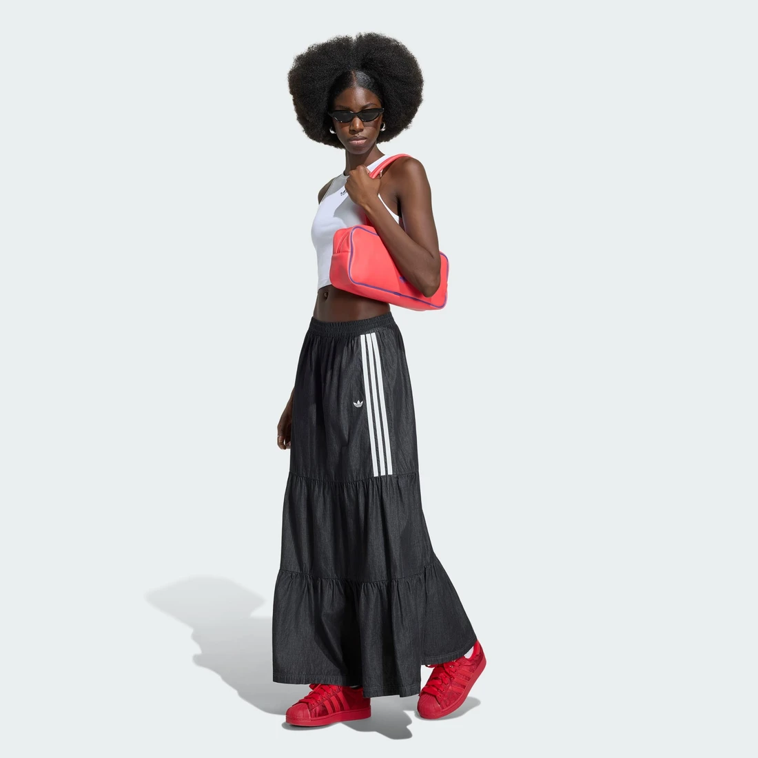 아디다스 아디다스 오리지널스 서머 글로우 데님 스커트 KY8114