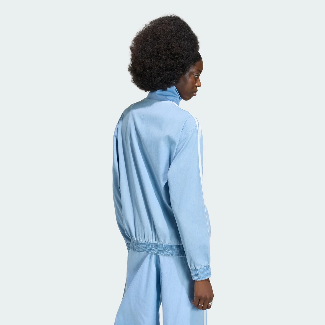 아디다스 아디다스 오리지널스 서머 글로우 라이트 데님 파이어버드 트랙 탑 KW8757