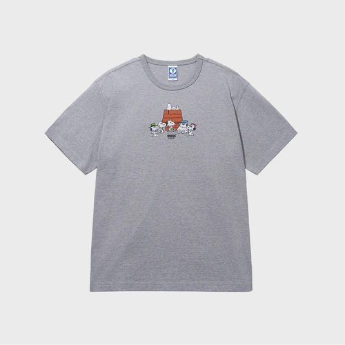 디스커스 애슬레틱 스누피와 형제들 도그하우스 티셔츠