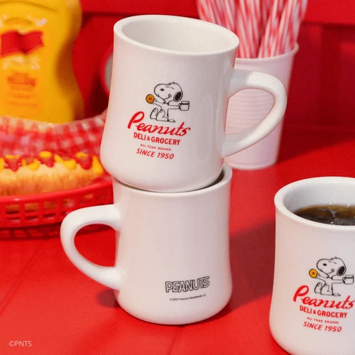 도넛바이닐샵 PEANUTS GROCERY MUG