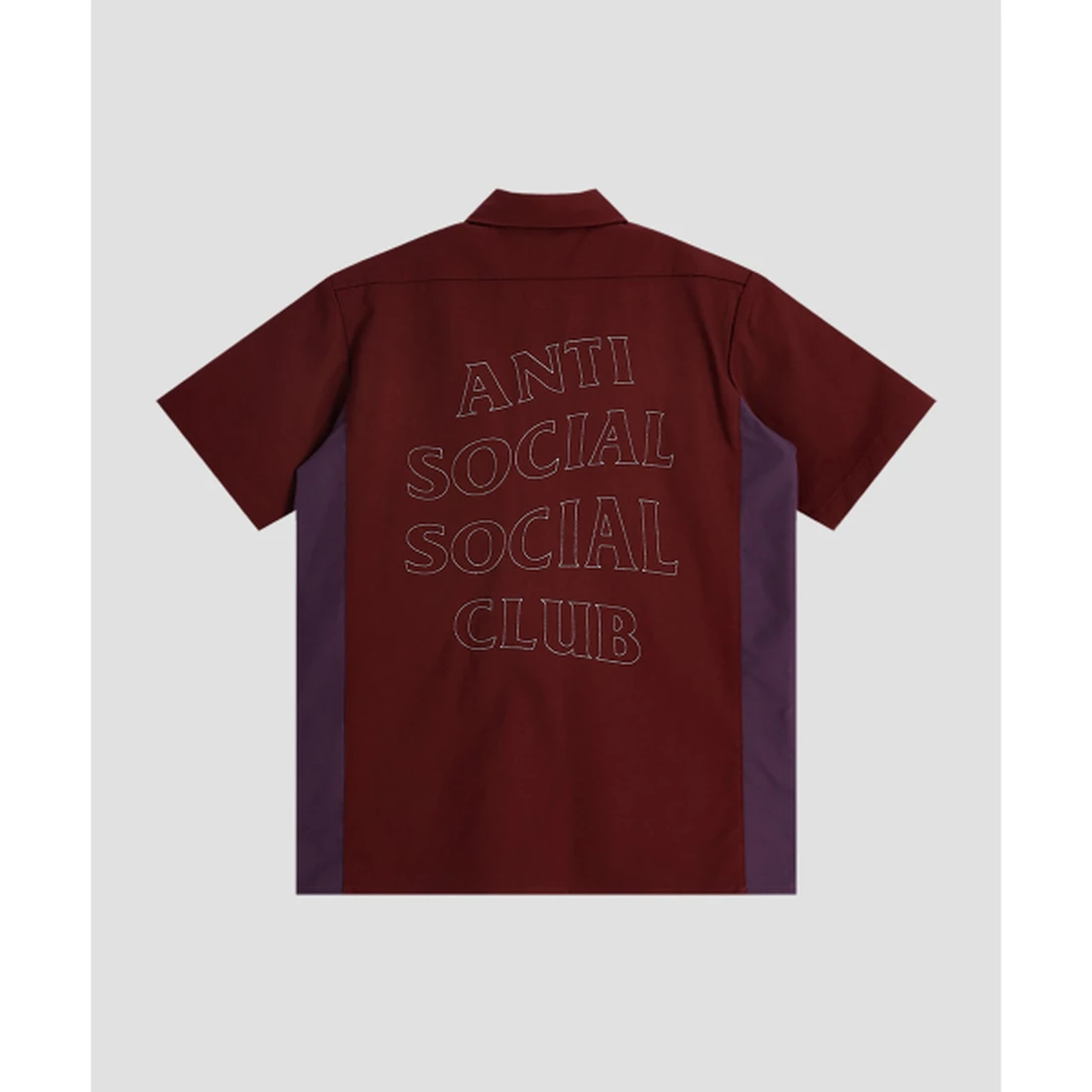 디키즈 X ASSC 워크 셔츠 버건디 ASSCDKSH01BU