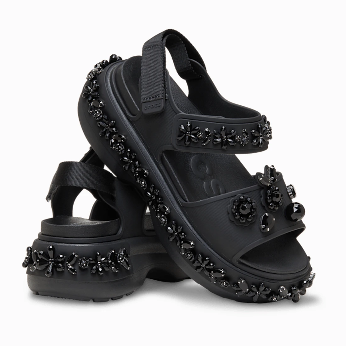 크록스 시몬 로샤 x 크록스 소호 샌들 블랙 211851-001