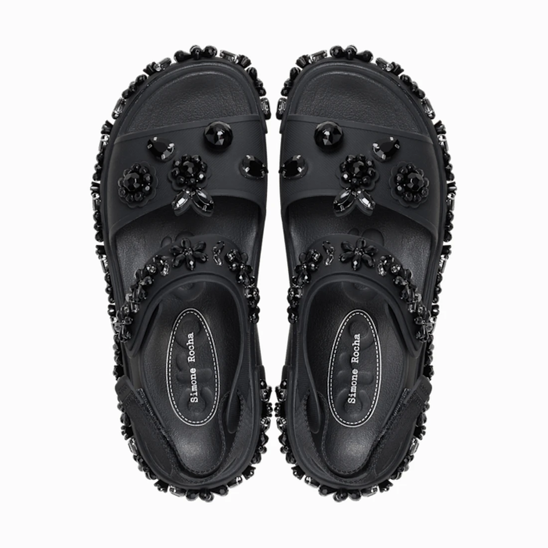 크록스 시몬 로샤 x 크록스 소호 샌들 블랙 211851-001