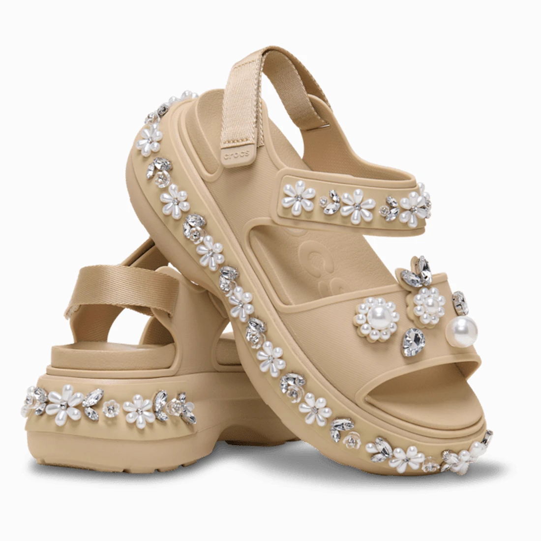 크록스 시몬 로샤 x 크록스 소호 샌들 차이 211851-212