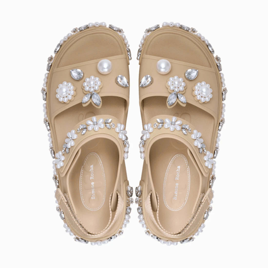 크록스 시몬 로샤 x 크록스 소호 샌들 차이 211851-212