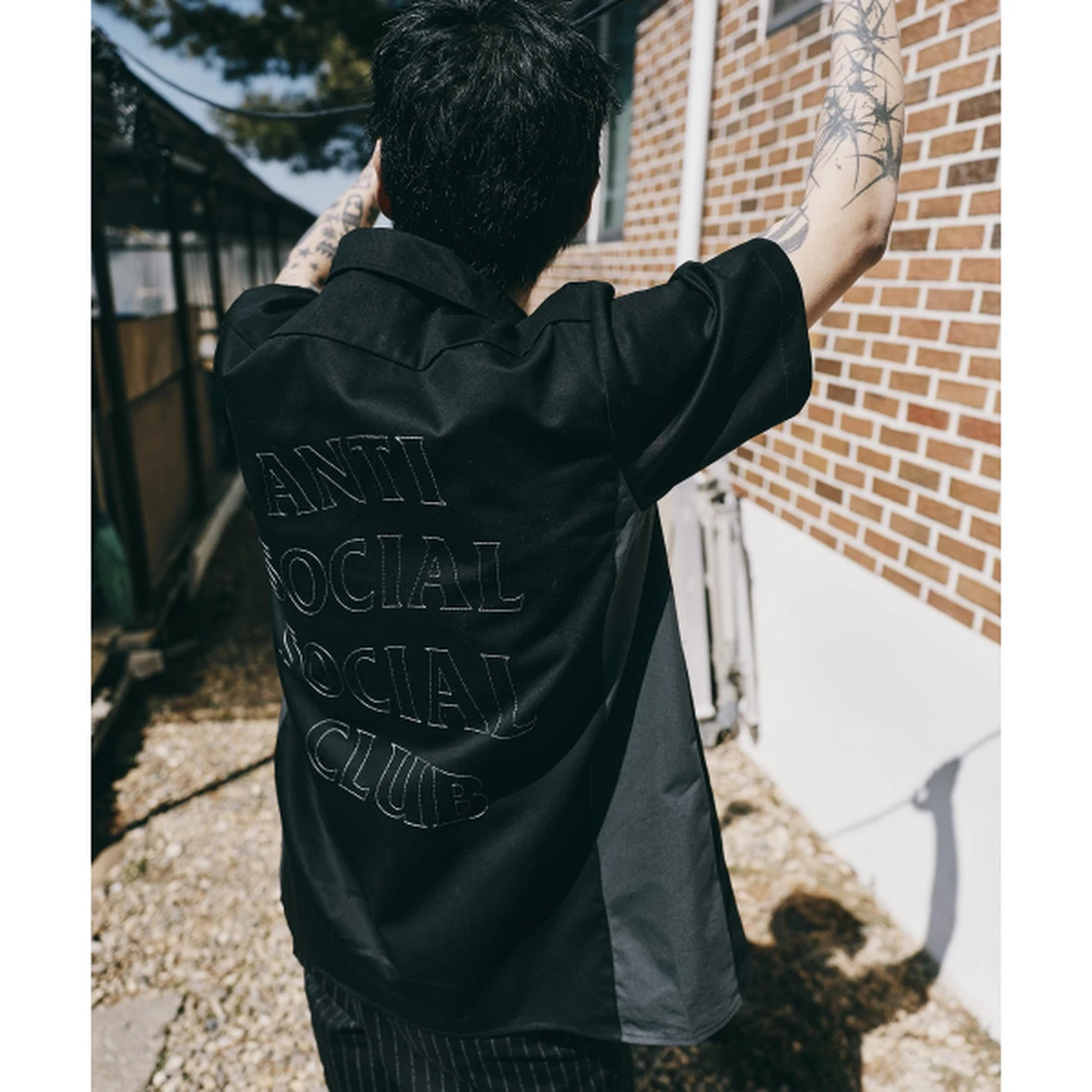 디키즈 X ASSC 워크 셔츠 블랙 ASSCDKSH01BK