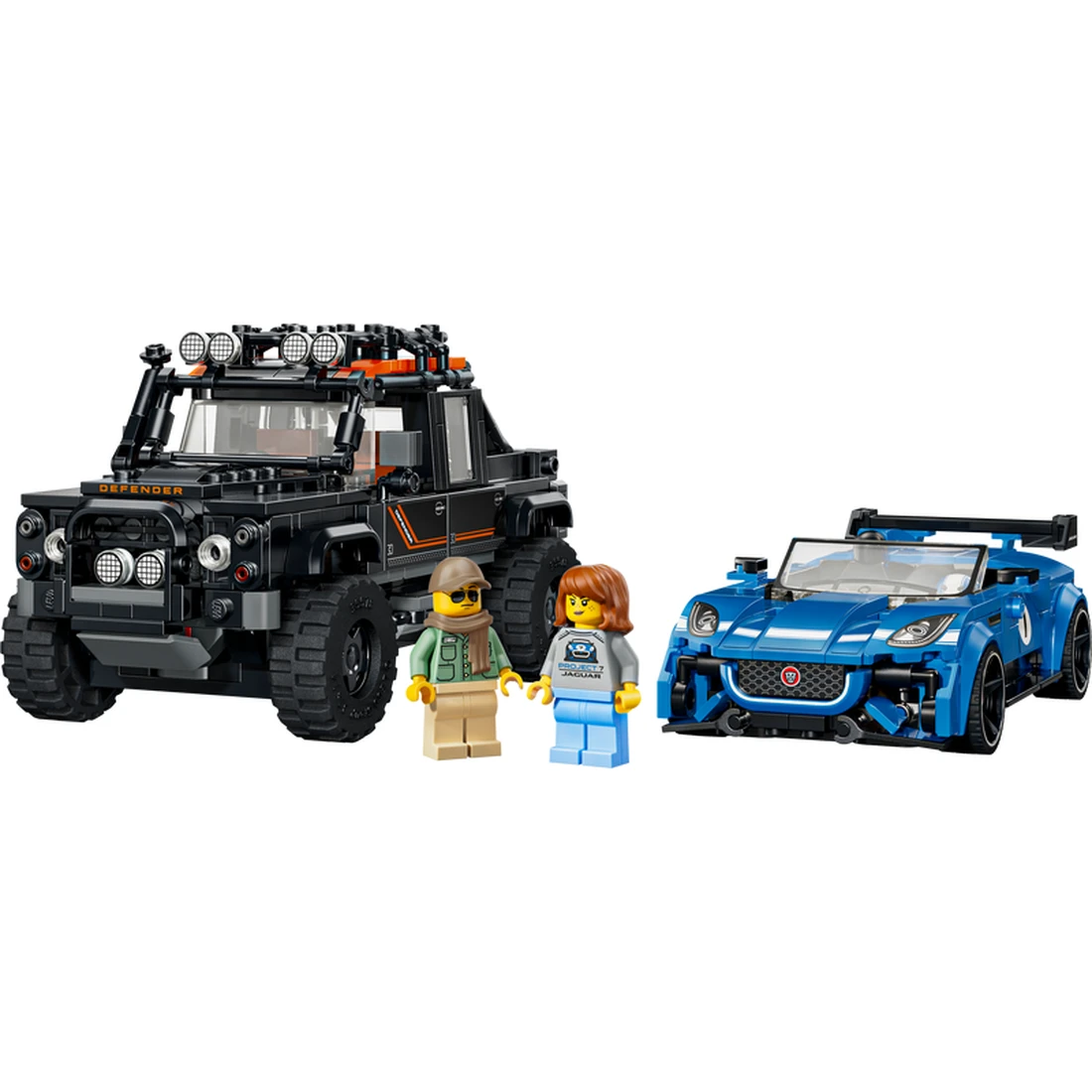 레고 Jaguar Project 7 & Land Rover Defender 77264
