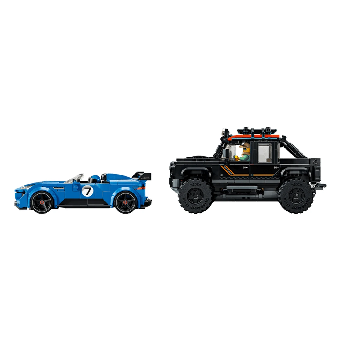 레고 Jaguar Project 7 & Land Rover Defender 77264