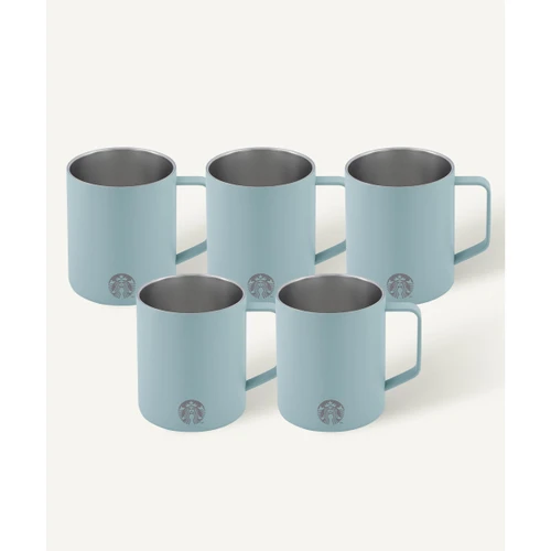 스타벅스 [5 pack] SS 민트 데비 머그 414ml