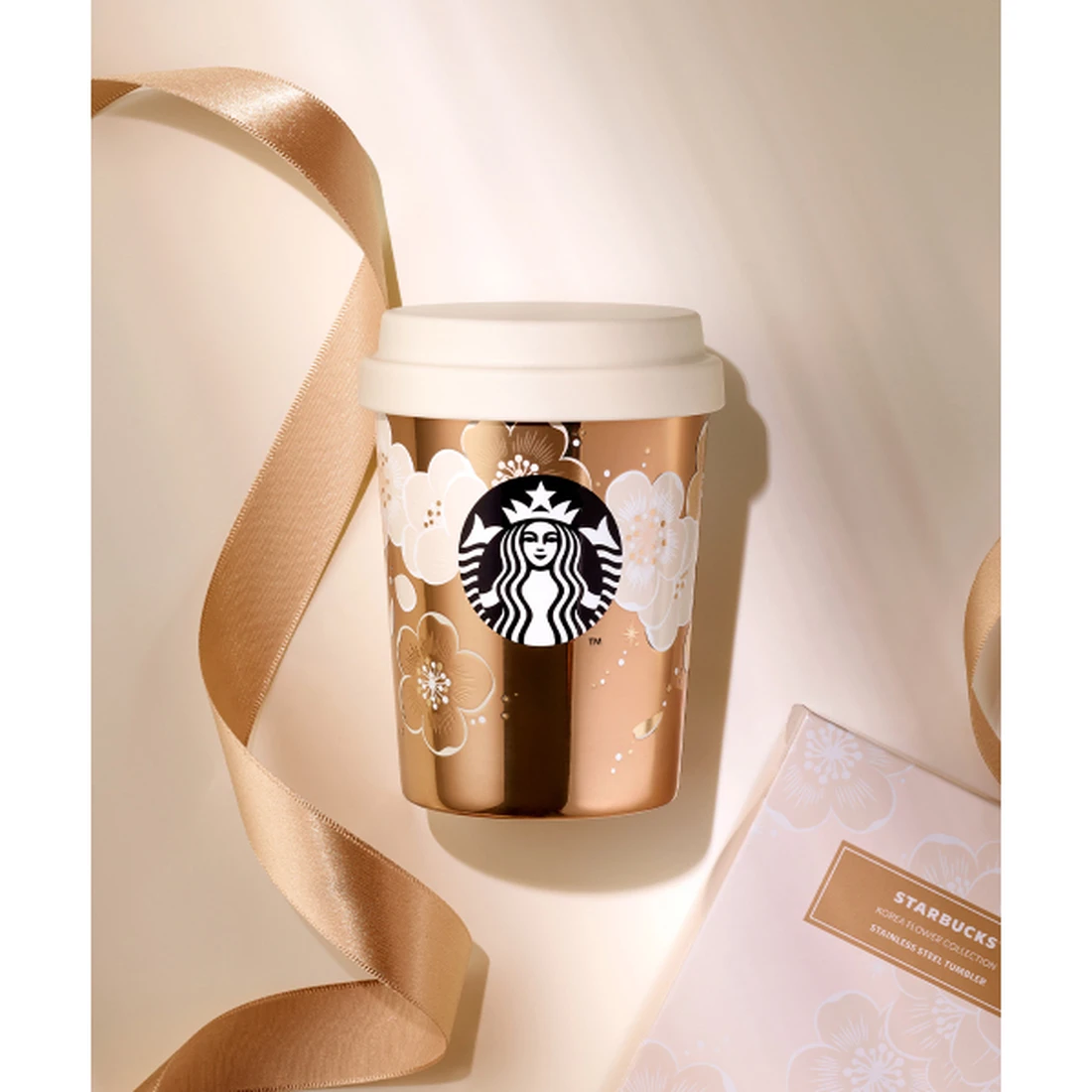 스타벅스 SS 배꽃 퀸텐 텀블러 237ml 1004726