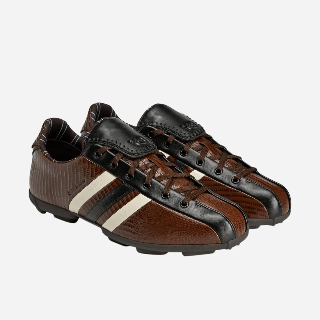 아디다스 Wales Bonner x Y-3 The Field Lizzard Sneakers Brown / Cream White KI6114