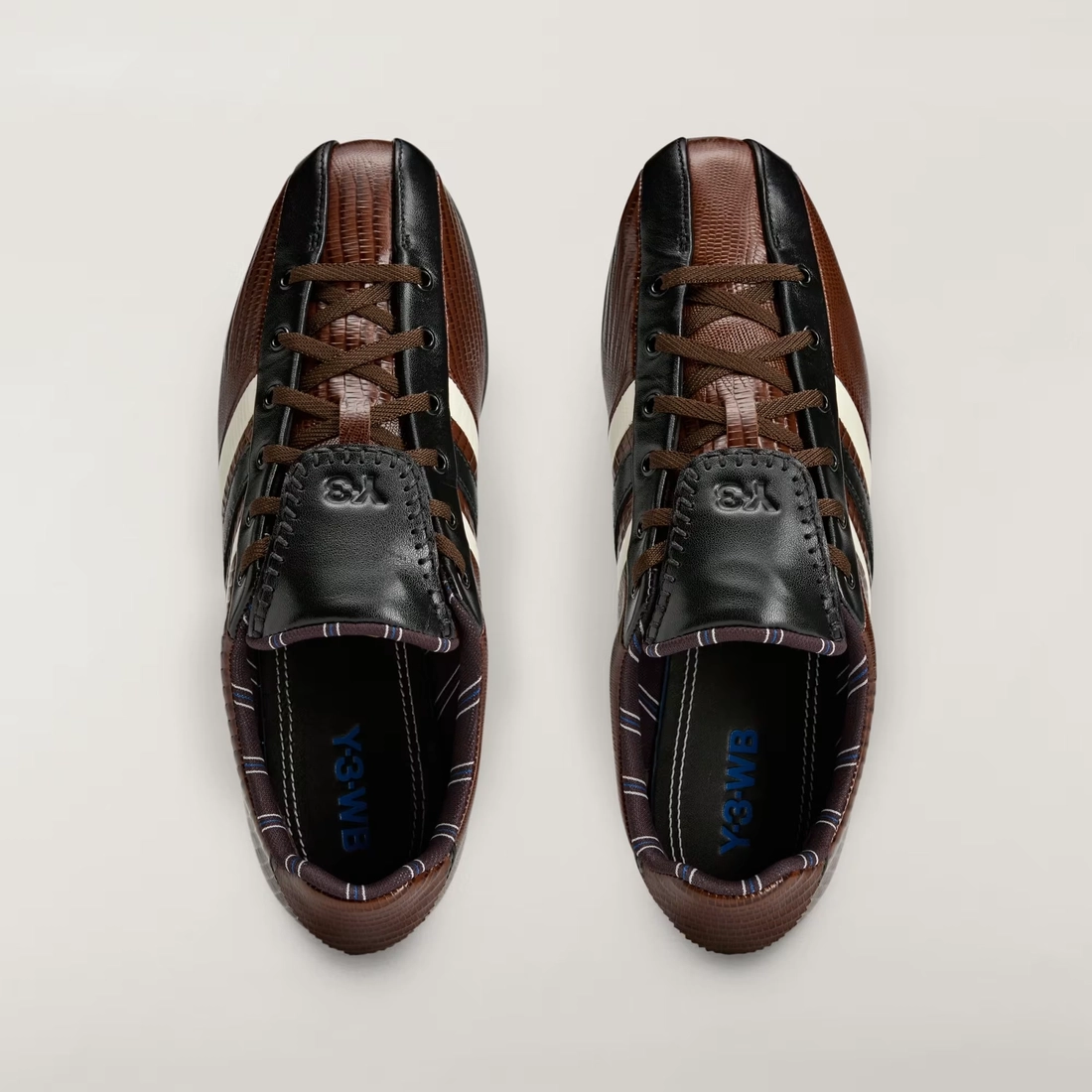 아디다스 Y-3 x 웨일즈 보너 더 필드 리자드 크림 화이트 다크 브라운 KI6114