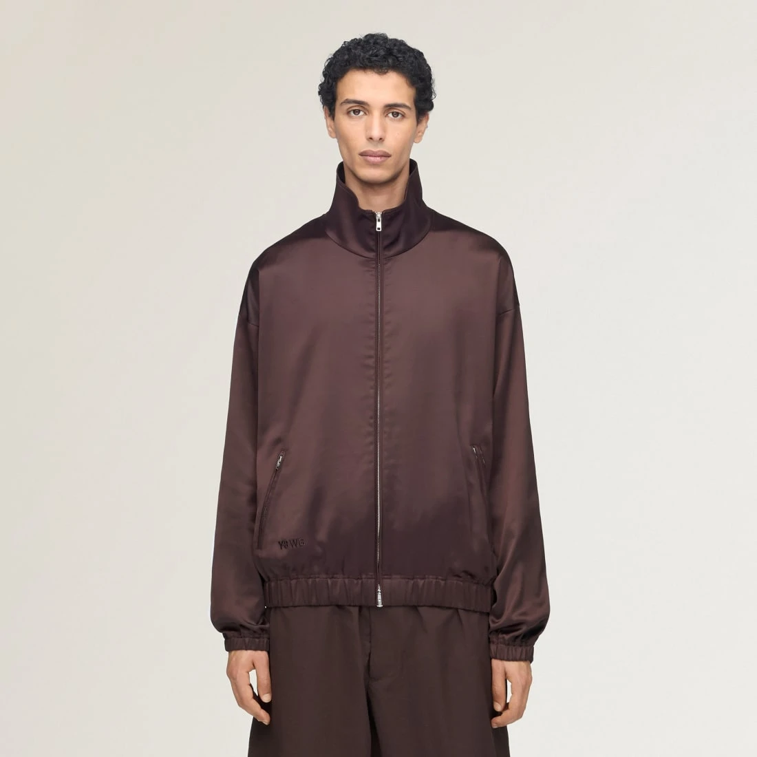 Y-3 x 웨일즈 보너 사틴 자켓 오로라 커피 KW9238