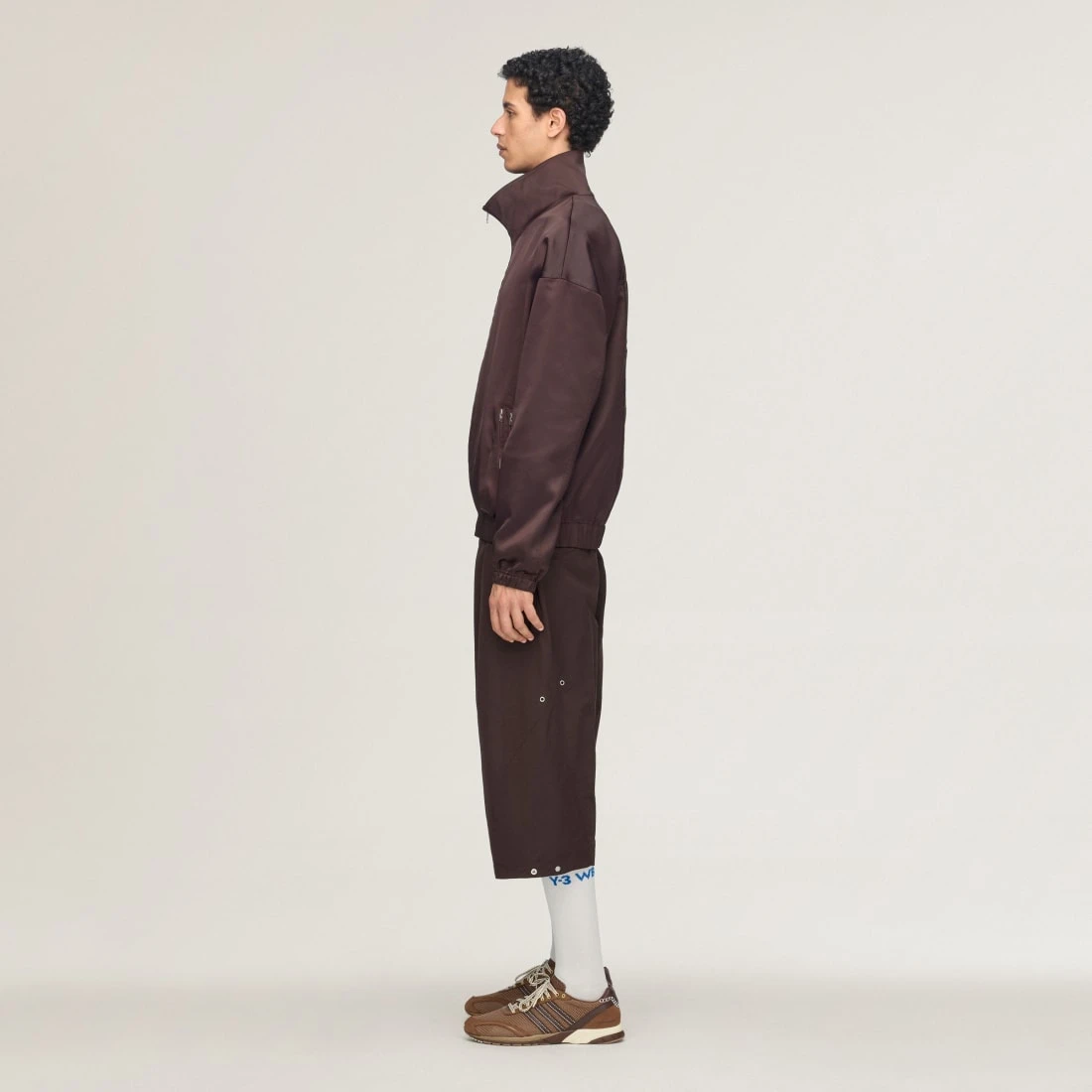 Y-3 x 웨일즈 보너 사틴 자켓 오로라 커피 KW9238