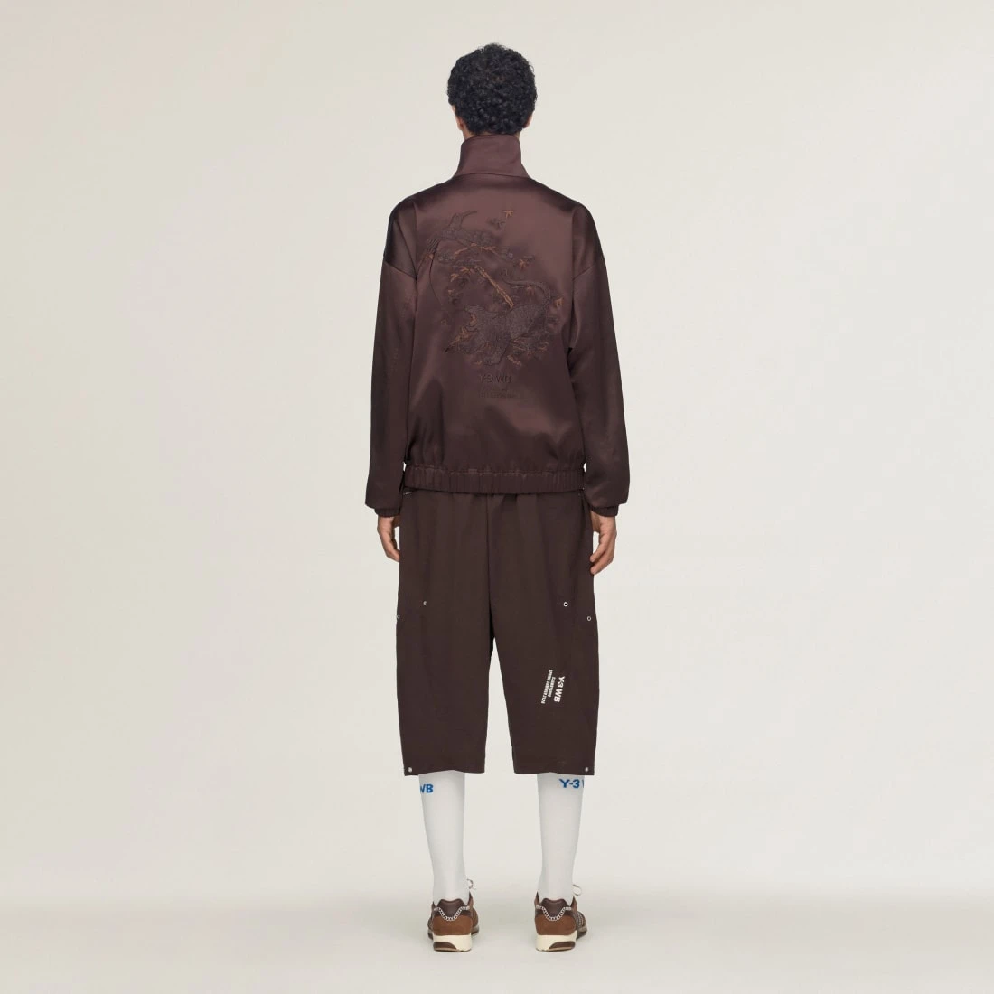 Y-3 x 웨일즈 보너 사틴 자켓 오로라 커피 KW9238