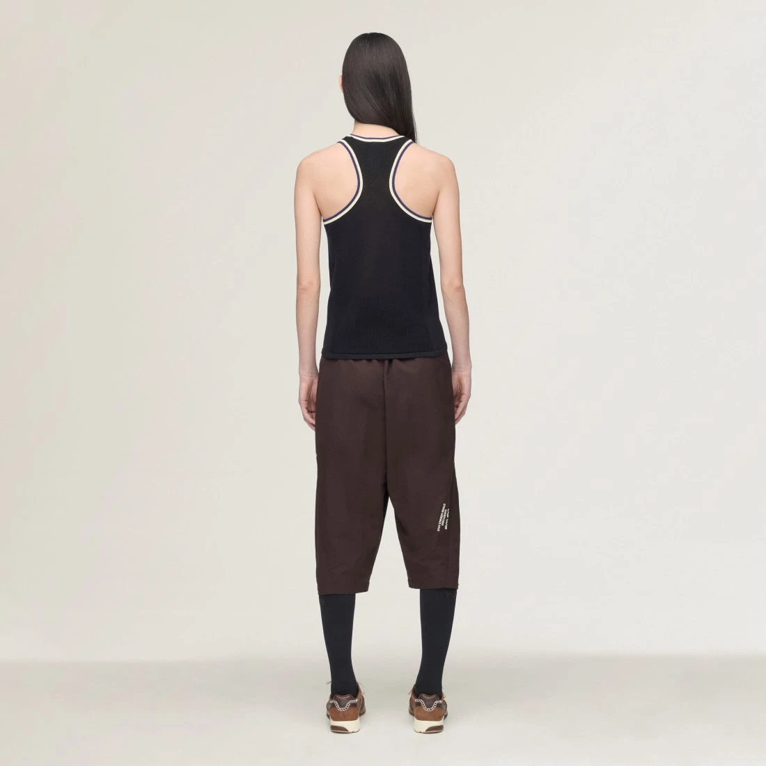 Y-3 x 웨일즈 보너 니트 탱크탑 블랙 우먼스 KS3978