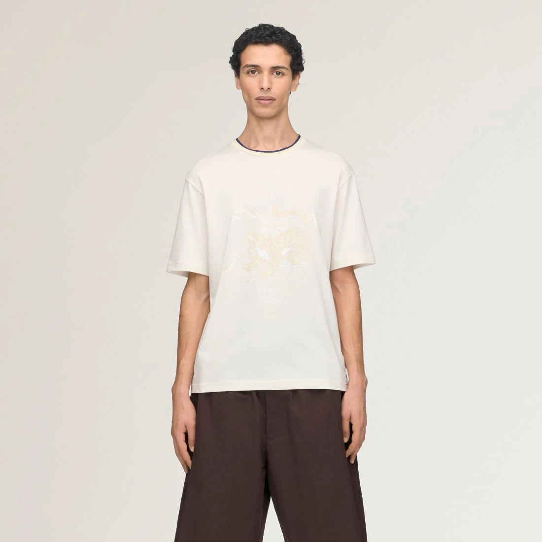 Y-3 x 웨일즈 보너 그래픽 티셔츠 초크 화이트 KS3977