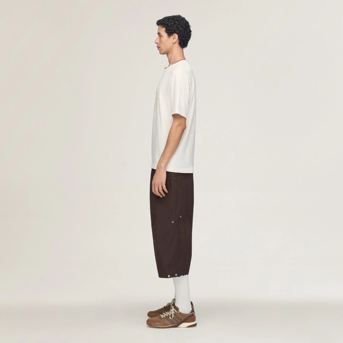 Y-3 x 웨일즈 보너 그래픽 티셔츠 초크 화이트 KS3977