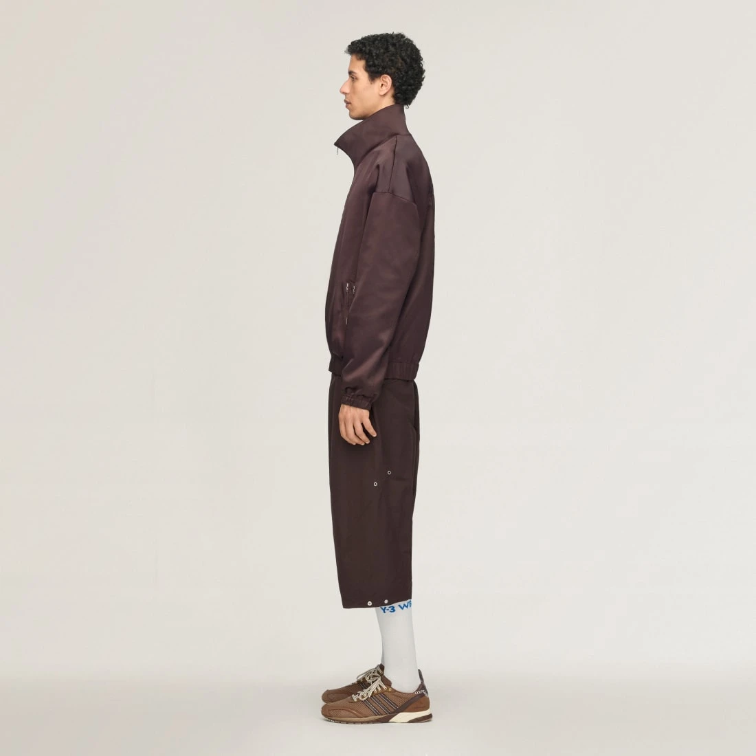Y-3 x 웨일즈 보너 립 쇼츠 오로라 커피 KS3971