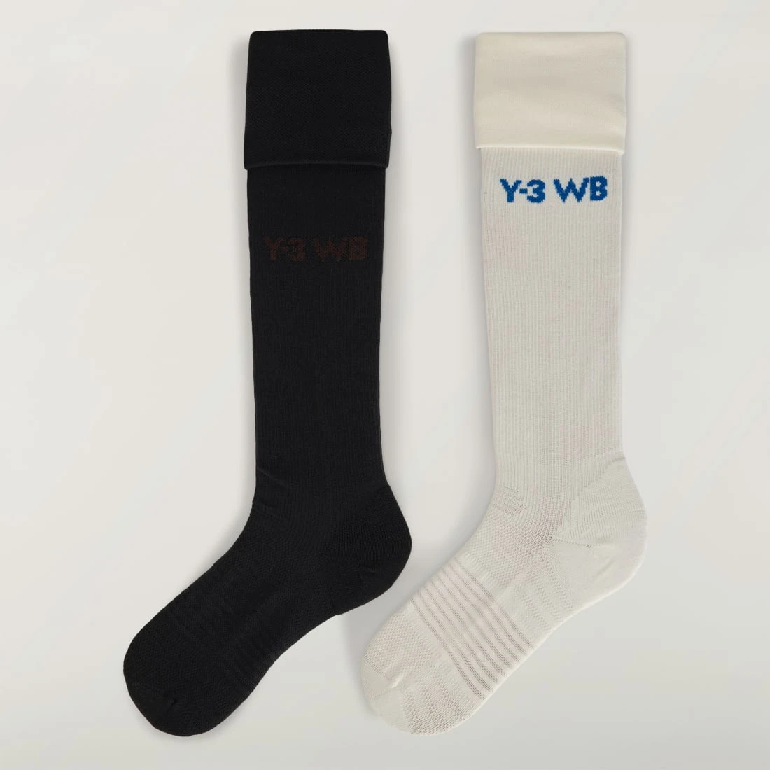 Y-3 x 웨일즈 보너 사커 삭스 오프 화이트 블랙 KG4889
