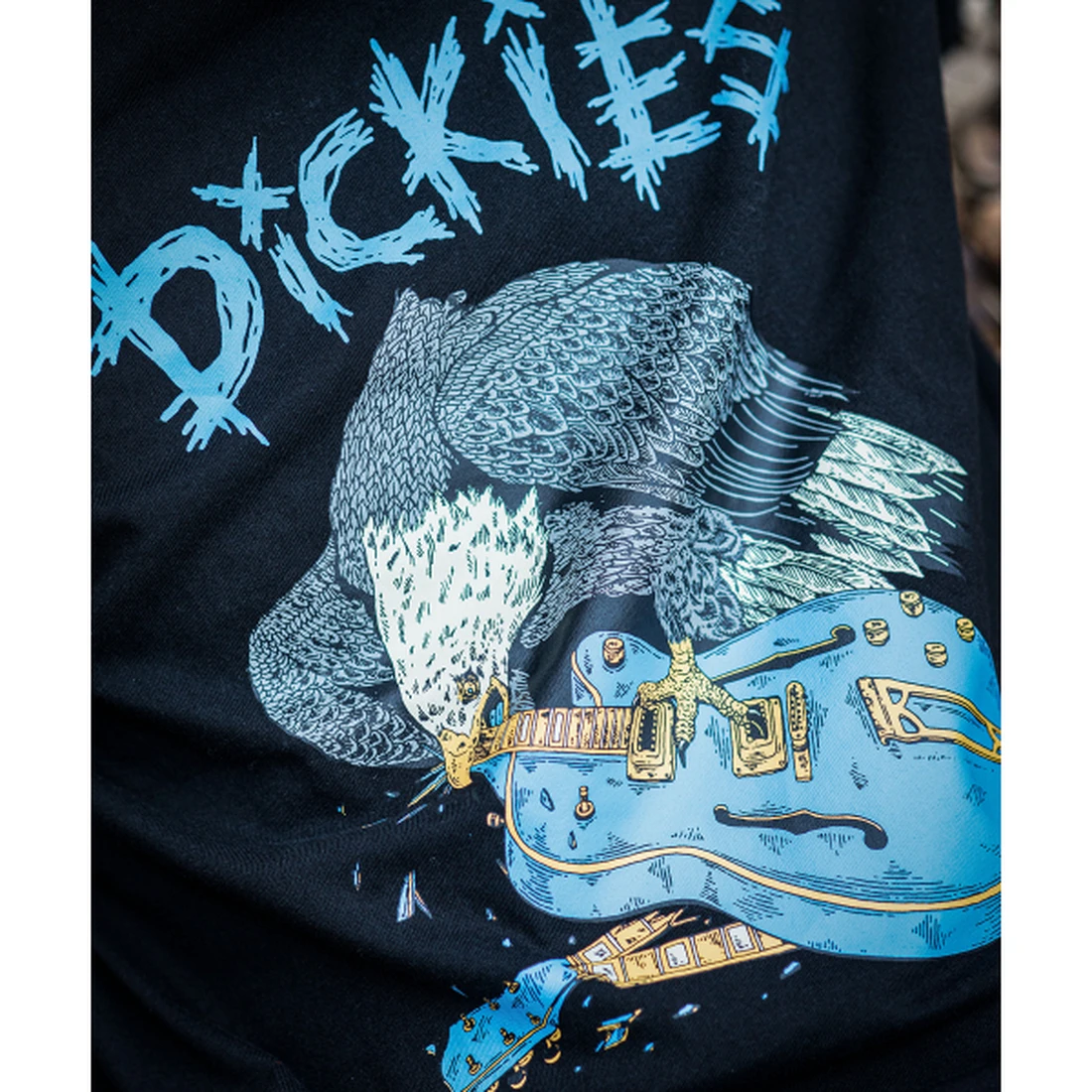 디키즈 X Hirotton 이글 티셔츠 블랙 DK0A8DQNBLK