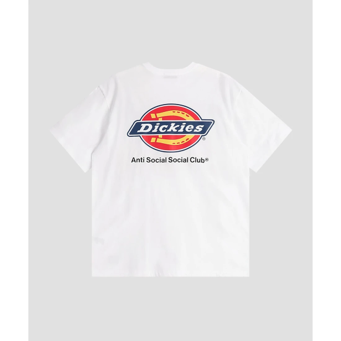 디키즈 X ASSC 로고 티셔츠 화이트 ASSCDKSS01WH