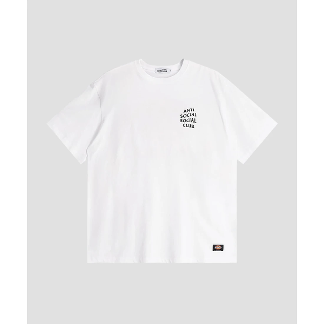 디키즈 X ASSC 로고 티셔츠 화이트 ASSCDKSS01WH