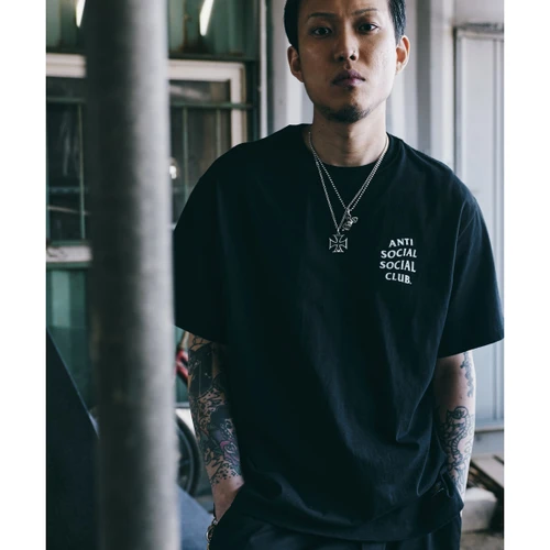 디키즈 X ASSC 로고 티셔츠 블랙