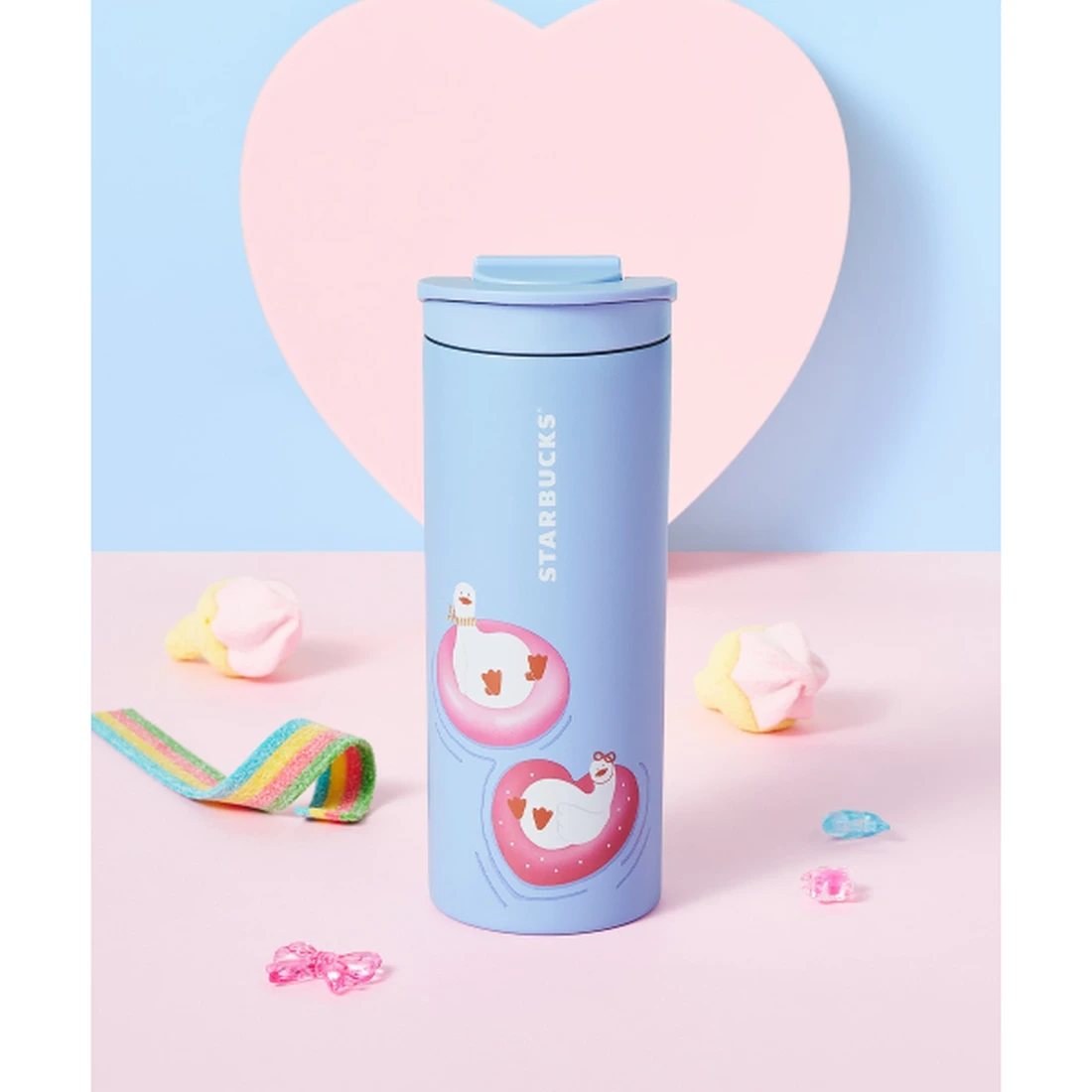 스타벅스 SS 젤리덕 블루 텀블러 355ml 1003819