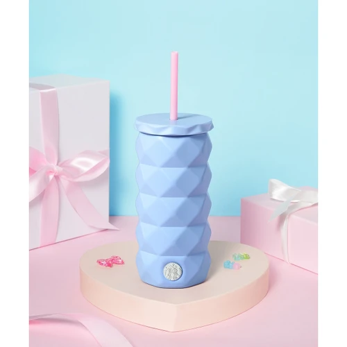 스타벅스 SS 코튼캔디 나나스 블루 텀블러 444ml
