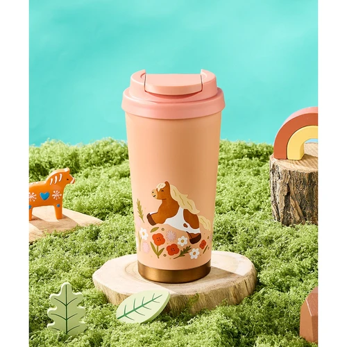 스타벅스 SS 포니앤플라워 엘마 텀블러 473ml