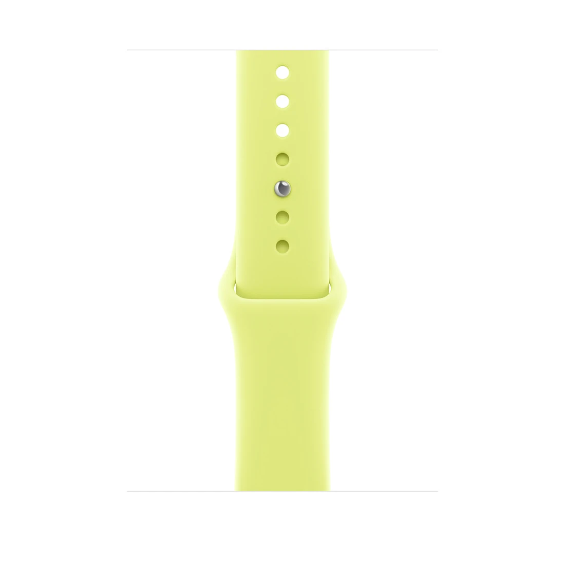 애플 정품 46mm 네온 옐로 스포츠 밴드 S/M MFGV4FE/A